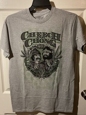 Cheech & Chong Graphic Short Sleeve Tee - Grey